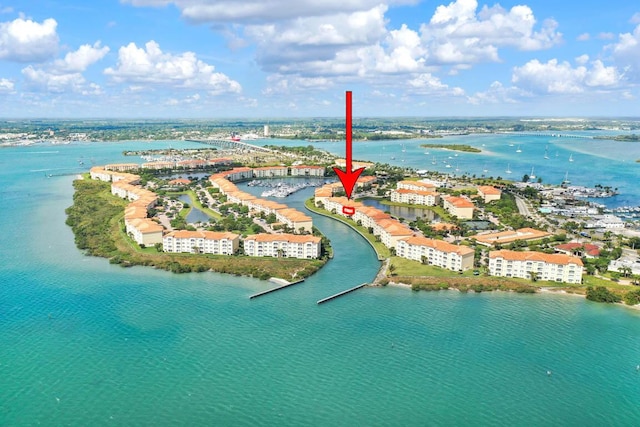 7 Harbour Isle Dr Unit 301, Fort Pierce, FL 34949 - drone / aerial view of a large body of water