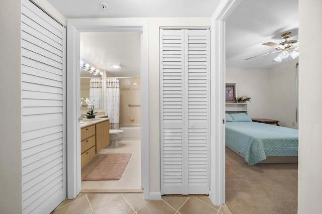601 Seafarer Cir Unit 104, Jupiter, FL 33477 - hall featuring light tile patterned floors