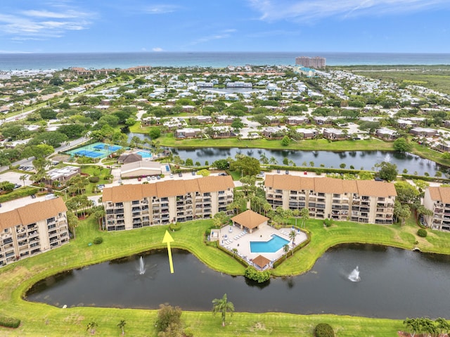 601 Seafarer Cir Unit 104, Jupiter, FL 33477 - aerial view of property's location with a nearby body of water