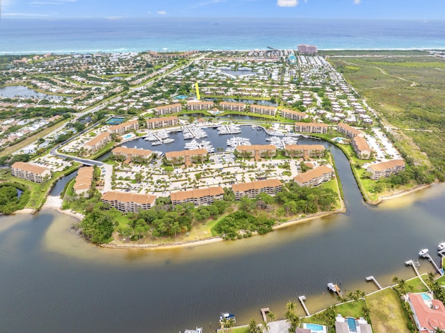 601 Seafarer Cir Unit 104, Jupiter, FL 33477 - aerial overview of property's location featuring a nearby body of water