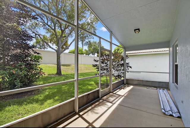8182 Duomo Cir, Boynton Beach, FL 33472 - unfurnished sunroom with lofted ceiling