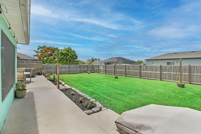 1037 SW Romaine Ln, Port Saint Lucie, FL 34953 - fenced backyard featuring a patio area