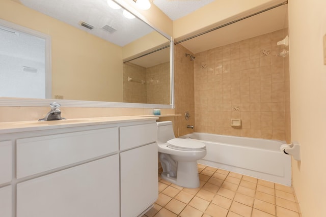 2322 SW Olympic Club Ter, Palm City, FL 34990 - bathroom with tile patterned flooring, vanity, and  shower combination