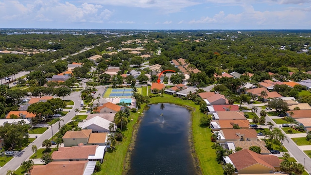 2322 SW Olympic Club Ter, Palm City, FL 34990 - aerial view of residential area featuring a nearby body of water