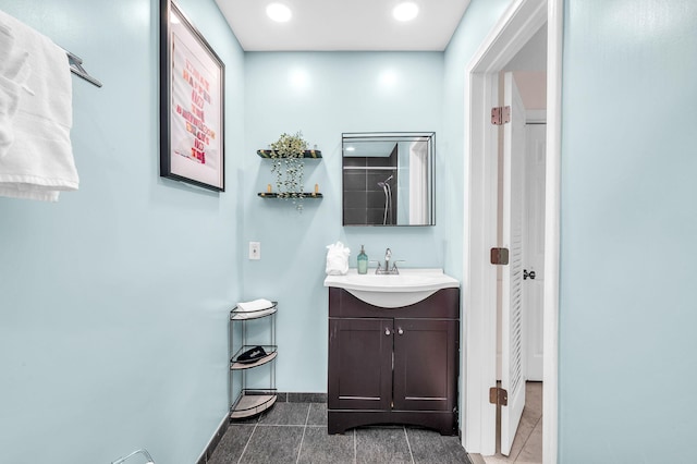 29 SE 8th Ave, Deerfield Beach, FL 33441 - bathroom featuring vanity and baseboards