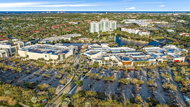 5560 Tamberlane Cir Unit 327, Palm Beach Gardens, FL 33418 - aerial overview of property's location with a nearby body of water and nearby urban area