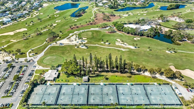 5560 Tamberlane Cir Unit 327, Palm Beach Gardens, FL 33418 - aerial view of property and surrounding area featuring a large body of water and a golf club
