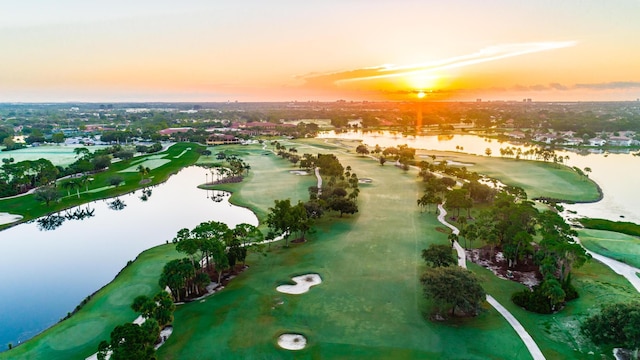 5560 Tamberlane Cir Unit 327, Palm Beach Gardens, FL 33418 - view of property location with a large body of water and a golf course