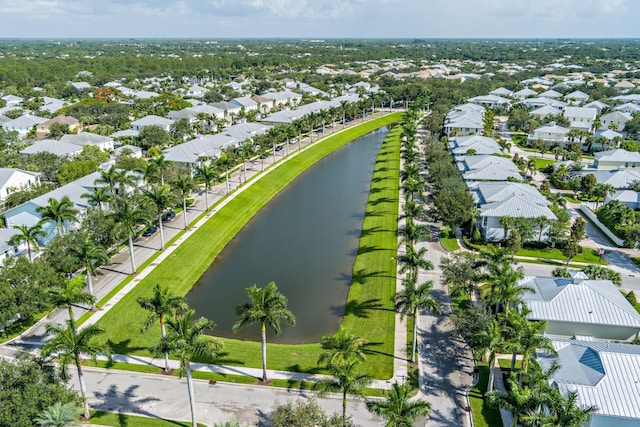 3330 W Mallory Blvd, Jupiter, FL 33458 - aerial view of residential area featuring a large body of water