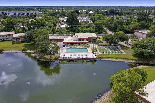 1225 NW 21st St Unit 3701, Stuart, FL 34994 - drone / aerial view of a large body of water and a pool area