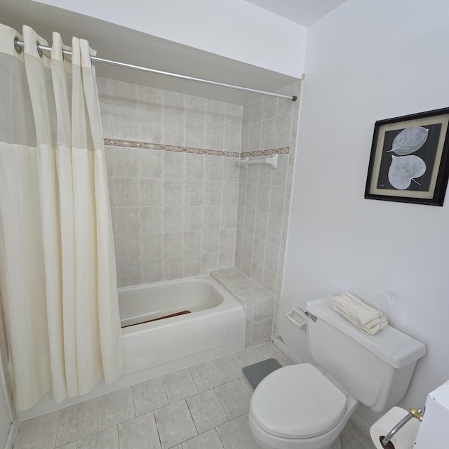 1680 SW Belgrave Ter, Stuart, FL 34997 - full bath with shower / bath combo with shower curtain and tile patterned flooring