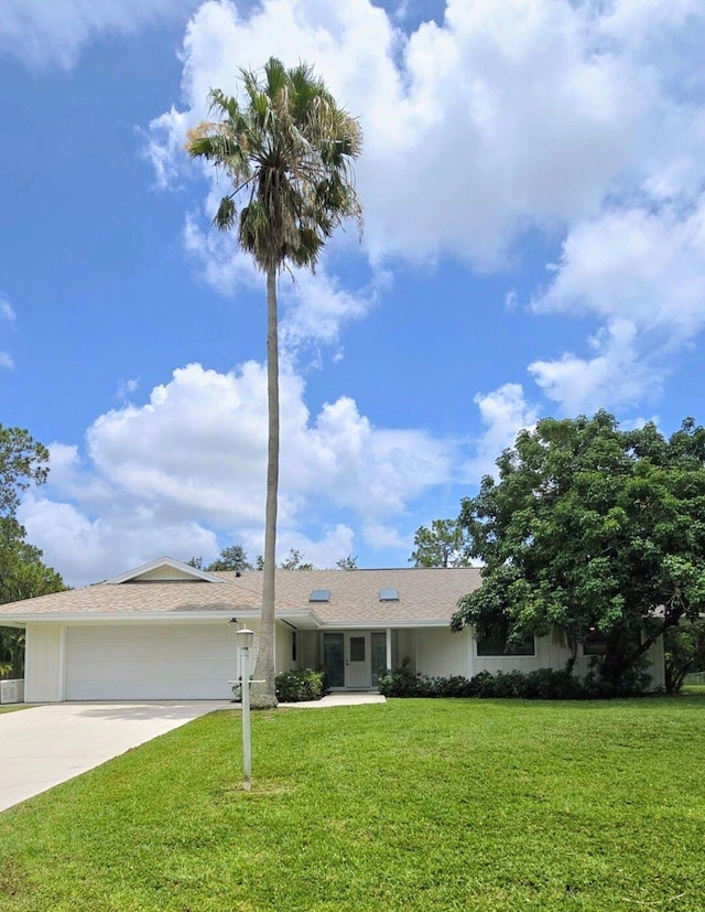 1680 SW Belgrave Ter, Stuart, FL 34997 - single story home featuring an attached garage, concrete driveway, and a front yard