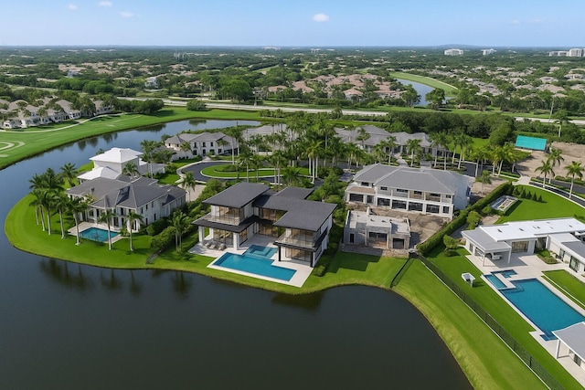3643 Princeton Pl, Boca Raton, FL 33496 - aerial view of residential area featuring a nearby body of water