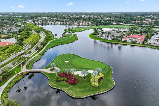 3643 Princeton Pl, Boca Raton, FL 33496 - aerial view of residential area with a nearby body of water and a golf course