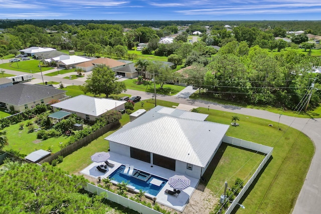 5476 NW Cambo Ct, Port Saint Lucie, FL 34986 - view from above of property featuring a pool