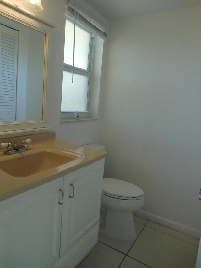 2515 NE 1st Ct Unit 117, Boynton Beach, FL 33435 - half bath with tile patterned flooring and vanity