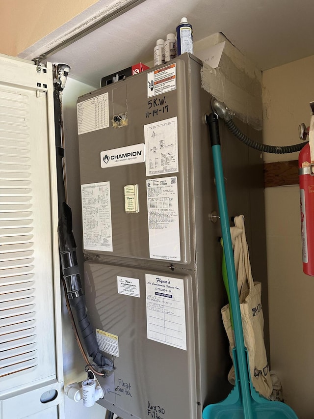 1957 SW Palm City Rd Unit B, Stuart, FL 34994 - utilities with heating unit