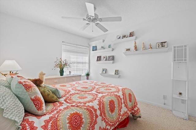 1047 Via Jardin, Riviera Beach, FL 33418 - carpeted bedroom with a ceiling fan and baseboards