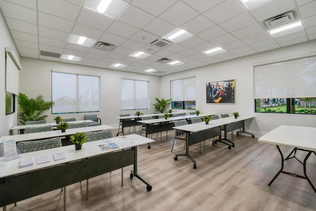 10948 SW Ivory Springs Ln, Port Saint Lucie, FL 34987 - office with wood finished floors and a drop ceiling