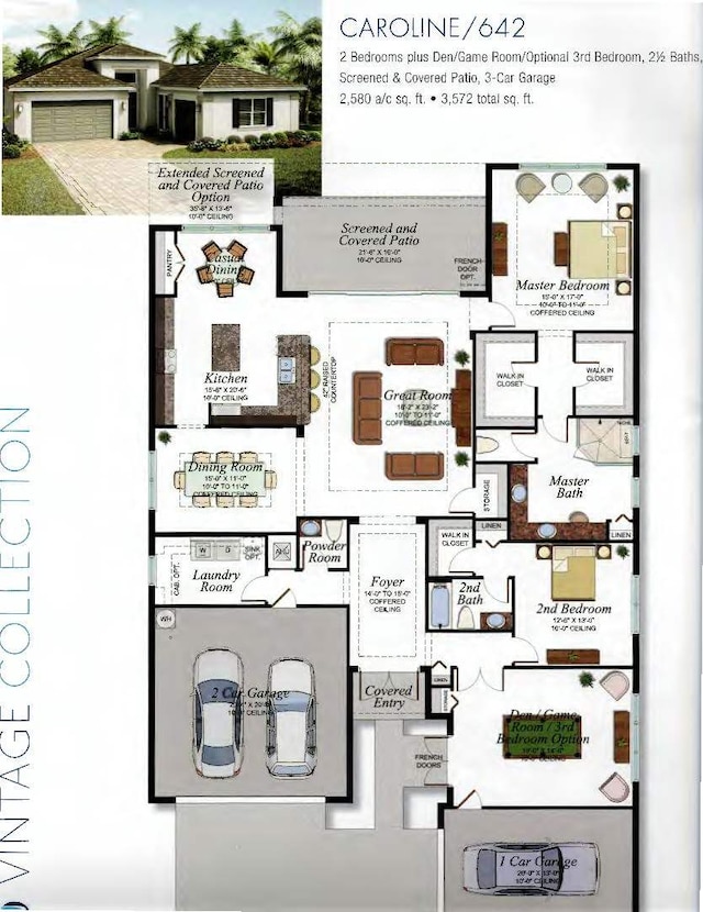 10948 SW Ivory Springs Ln, Port Saint Lucie, FL 34987 - view of floor plan / room layout