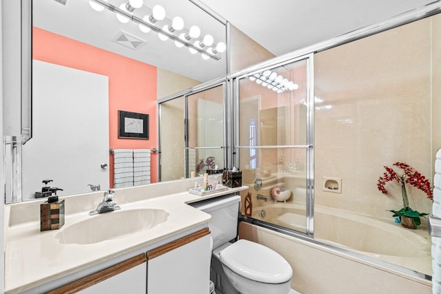 5020 Golfview Ct Unit 1422, Delray Beach, FL 33484 - bathroom with vanity and enclosed tub / shower combo