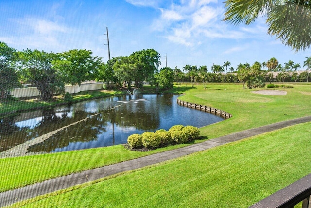 5020 Golfview Ct Unit 1422, Delray Beach, FL 33484 - view of property's community featuring a yard and a water view