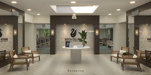 5020 Golfview Ct Unit 1422, Delray Beach, FL 33484 - common area featuring recessed lighting