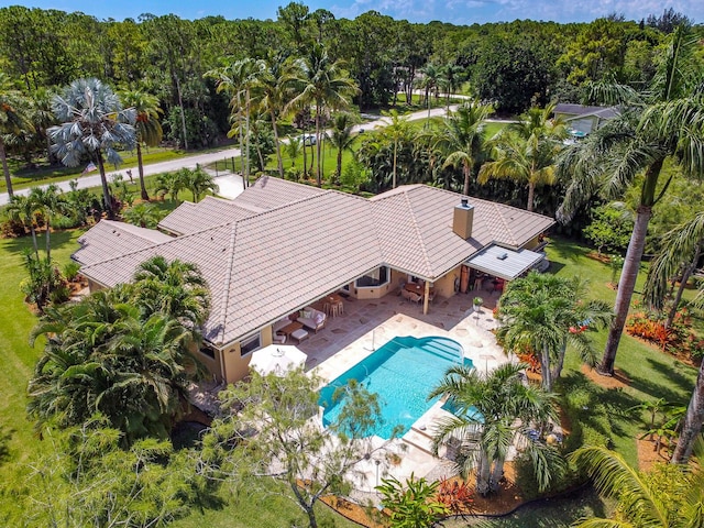 15687 83rd Way N, Palm Beach Gardens, FL 33418 - view of subject property with a pool area