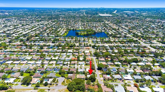 1098 SW 2nd St, Boca Raton, FL 33486 - aerial view of property's location featuring a large body of water