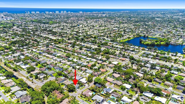 1098 SW 2nd St, Boca Raton, FL 33486 - bird's eye view of a nearby body of water