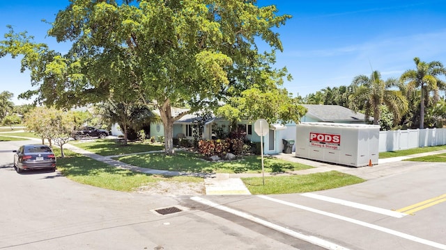1098 SW 2nd St, Boca Raton, FL 33486 - obstructed view of property featuring stucco siding