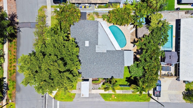 1098 SW 2nd St, Boca Raton, FL 33486 - drone / aerial view of a pool