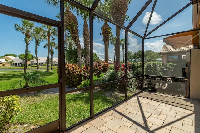 8057 Cassia Dr, Boynton Beach, FL 33472 - view of unfurnished sunroom