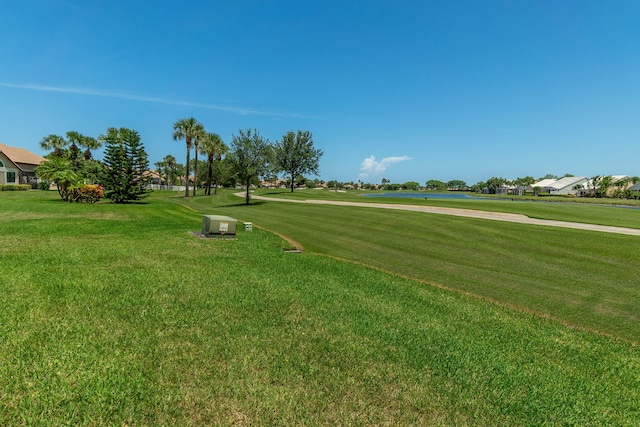 8057 Cassia Dr, Boynton Beach, FL 33472 - surrounding community with a yard and view of golf course