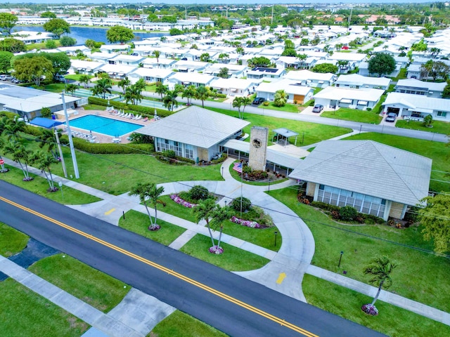 625 SW 21st Cir, Boynton Beach, FL 33426 - bird's eye view of a pool