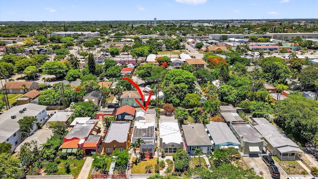 511 S K St, Lake Worth Beach, FL 33460 - aerial perspective of suburban area