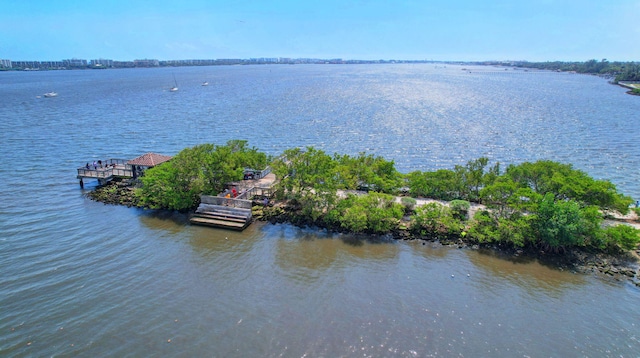 511 S K St, Lake Worth Beach, FL 33460 - bird's eye view of a nearby body of water