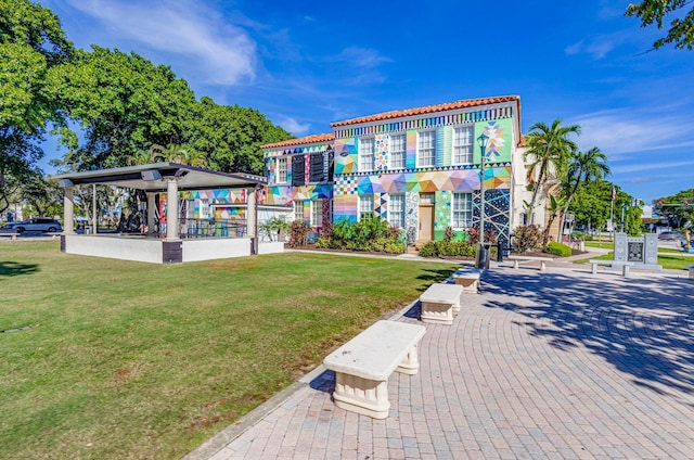 511 S K St, Lake Worth Beach, FL 33460 - view of property's community featuring a yard and a gazebo