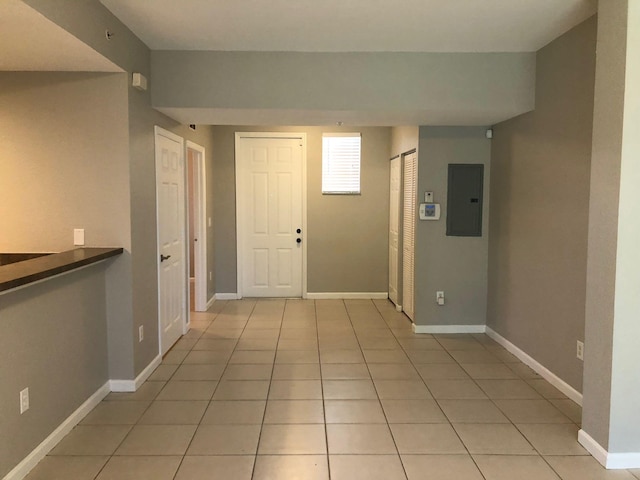 1991 Marsh Harbor Dr, Riviera Beach, FL 33404 - foyer with electric panel and light tile patterned floors