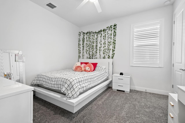 13313 Machiavelli Way, Palm Beach Gardens, FL 33418 - carpeted bedroom featuring baseboards and ceiling fan