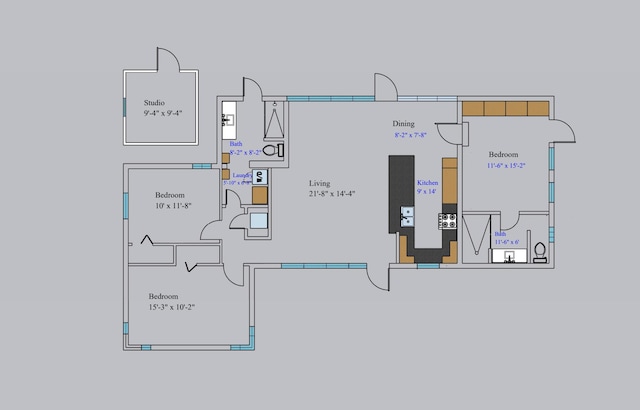 301 Linda Ln, West Palm Beach, FL 33405 - view of room layout