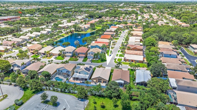 7727 Colony Lake Dr, Boynton Beach, FL 33436 - aerial view of residential area with a large body of water