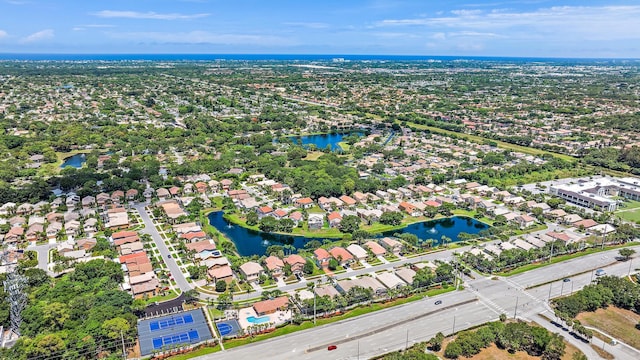 7727 Colony Lake Dr, Boynton Beach, FL 33436 - aerial view of property's location with a nearby body of water and nearby suburban area
