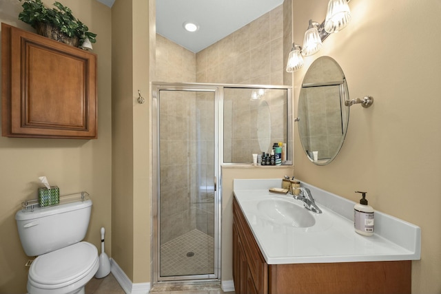9894 Perfect Dr Unit 21, Port Saint Lucie, FL 34986 - full bathroom with vanity and a shower stall