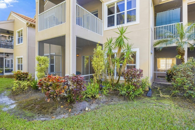 9894 Perfect Dr Unit 21, Port Saint Lucie, FL 34986 - back of property with stucco siding