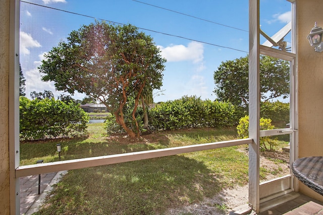 3004 N Evergreen Cir, Boynton Beach, FL 33426 - view of unfurnished sunroom