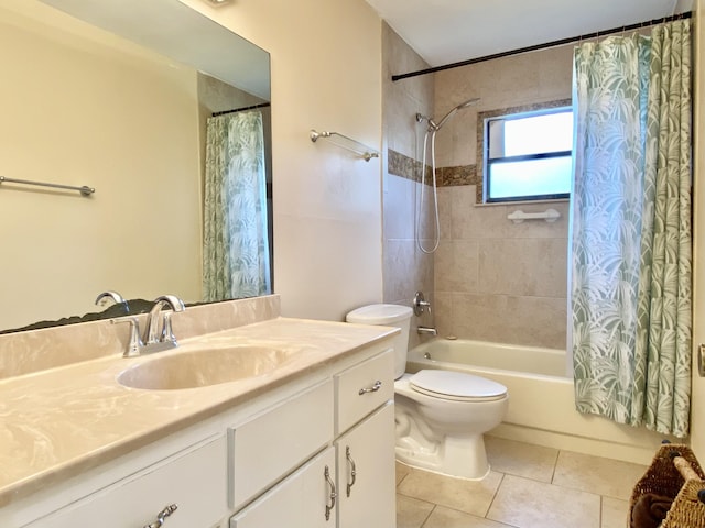 16651 96th Ter N, Jupiter, FL 33478 - bathroom with vanity, tile patterned flooring, and shower / tub combo