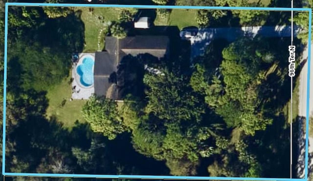 16651 96th Ter N, Jupiter, FL 33478 - aerial overview of property's location featuring property boundaries highlighted