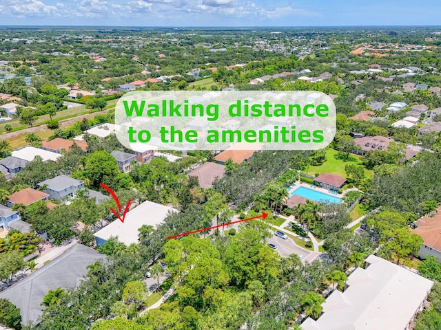 3032 W Community Dr, Jupiter, FL 33458 - aerial view of a pool