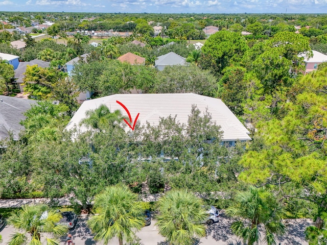 3032 W Community Dr, Jupiter, FL 33458 - drone / aerial view of a tree filled landscape